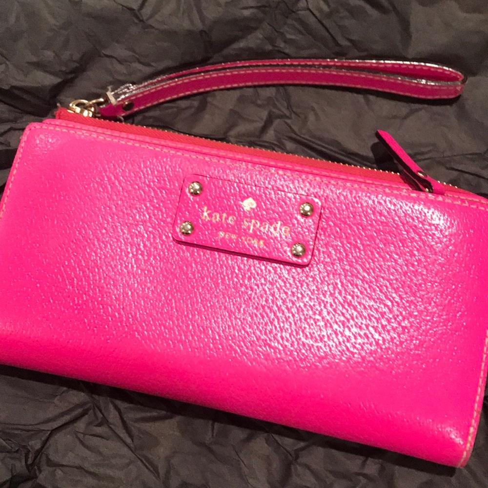Hot Pink Kate Spade Wallet